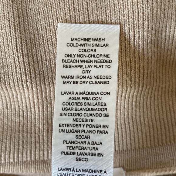 CHICO's TAN & WHITE STRIPE REVERSIBLE OPEN FRONT DUSTER CARDIGAN SIZE L 🌟EUC🌟 - Picture 12 of 15